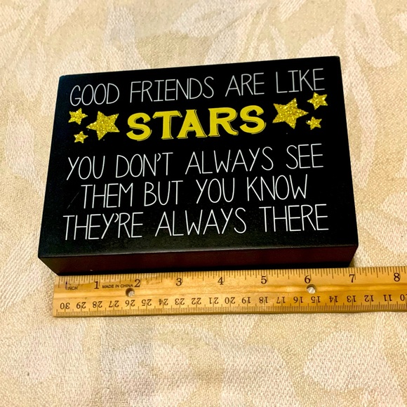 TWO Painted Wood Affirmation Signs. Square 6”x6” and Rectangle 5”x7” - Picture 6 of 7